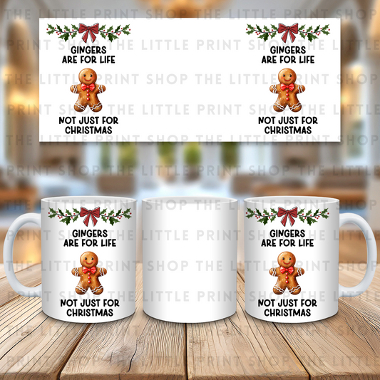 Gingers For Life - 11oz Sublimation Wrap