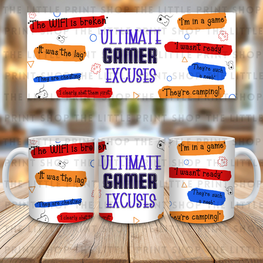 Gamer Excuses Unisex - 11oz Sublimation Wrap