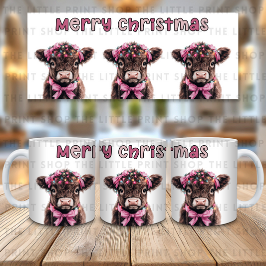 Merry Christmas - 11oz Sublimation Wrap