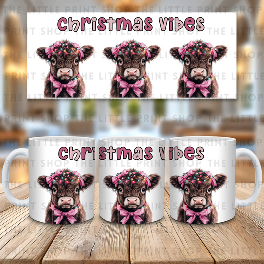 Christmas Vibes - 11oz Sublimation Wrap