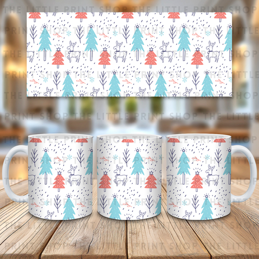 Christmas Trees - 11oz Sublimation Wrap