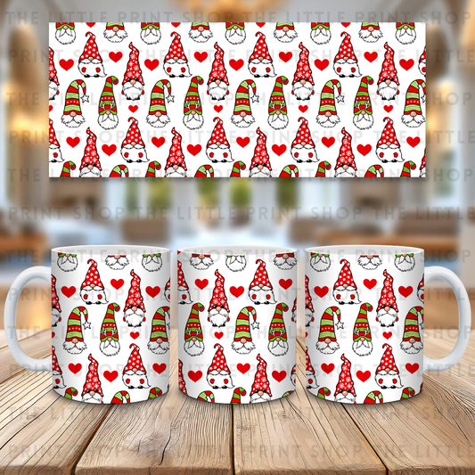 Christmas Gonks - 11oz Sublimation Wrap