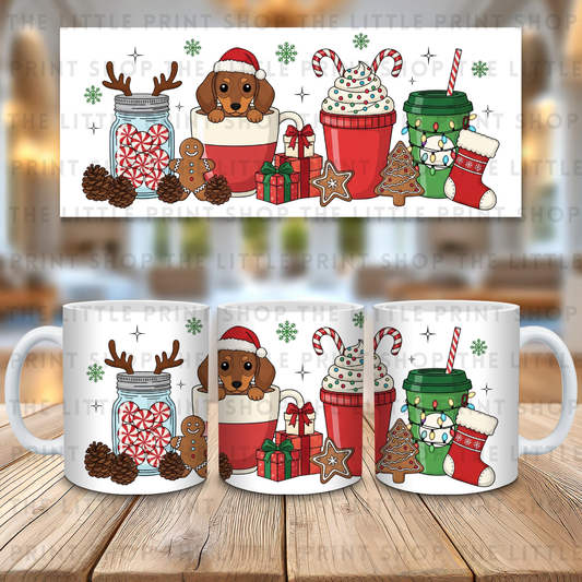 Christmas Coffee - 11oz Sublimation Wrap