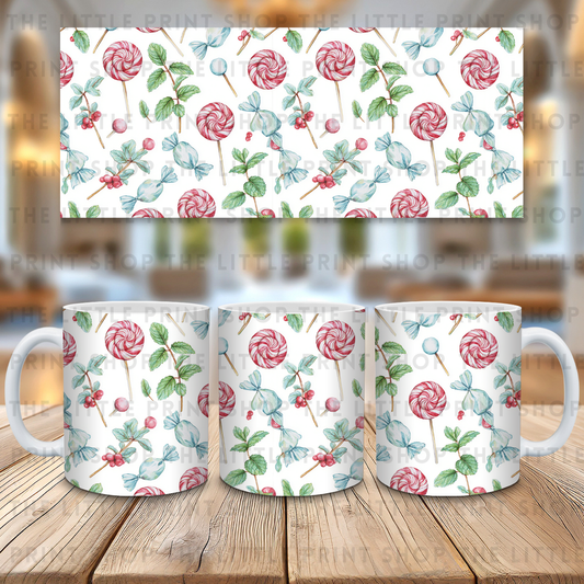 Christmas Scene - 11oz Sublimation Wrap