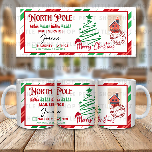 North Pole - 11oz Sublimation Wrap