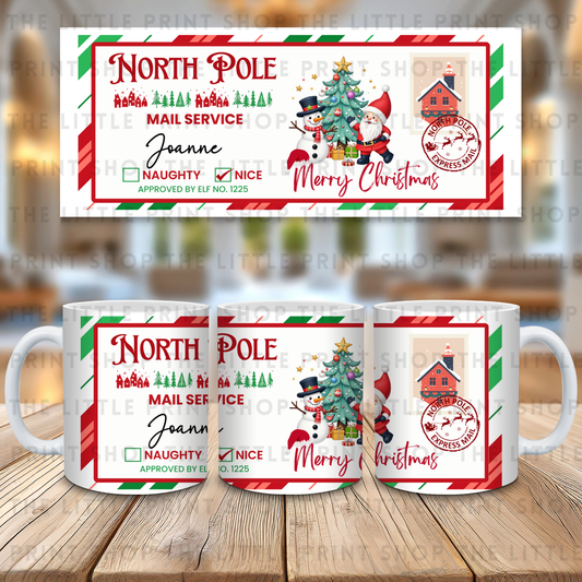 North Pole - 11oz Sublimation Wrap