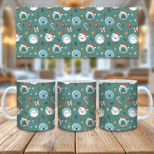 Christmas Pattern - 11oz Sublimation Wrap