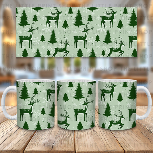 Christmas Scene - 11oz Sublimation Wrap