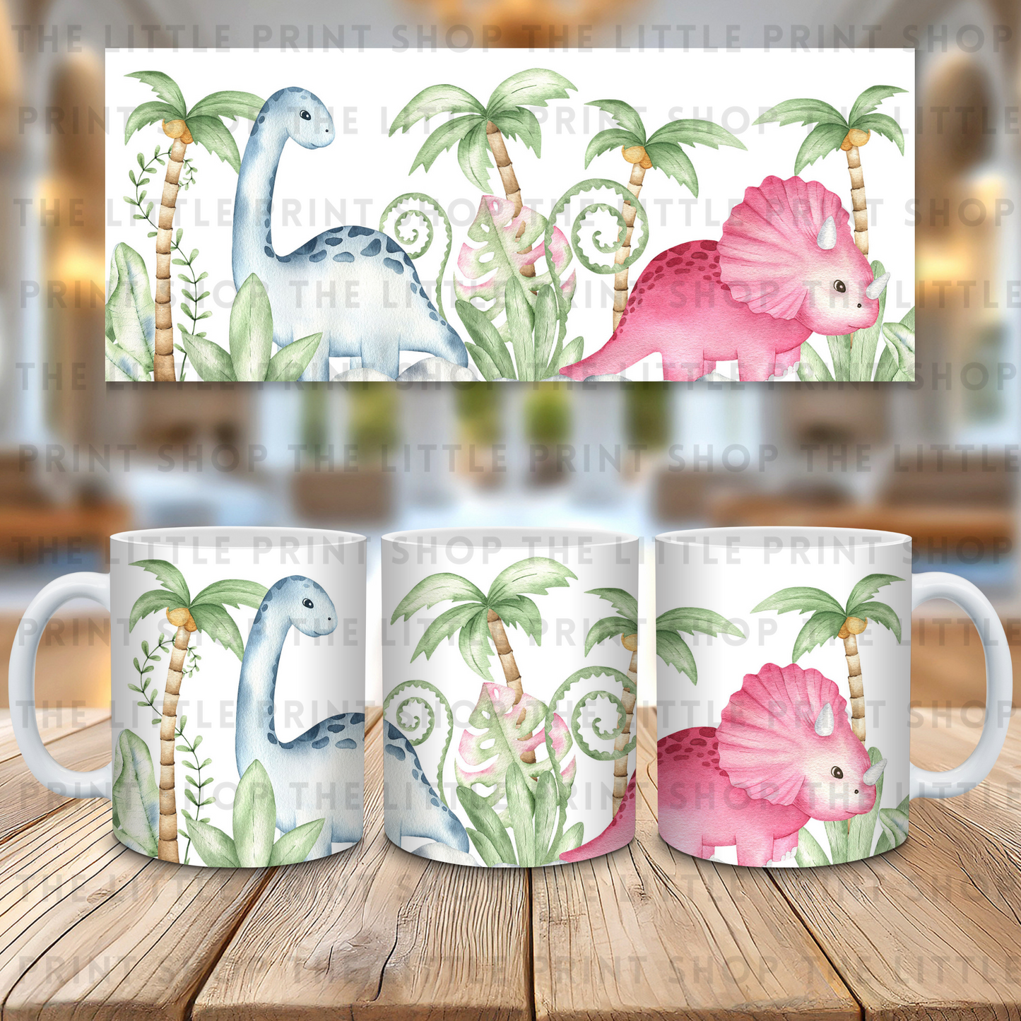 Dinosaurs - 11oz Sublimation Wrap