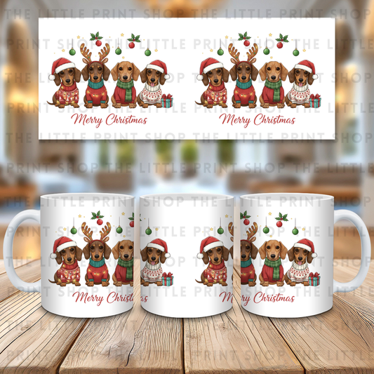 Merry Christmas - 11oz Sublimation Wrap