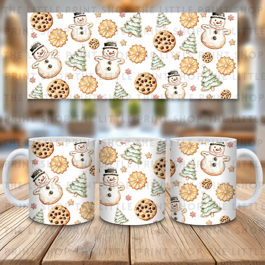 Christmas Biscuits - 11oz Sublimation Wrap