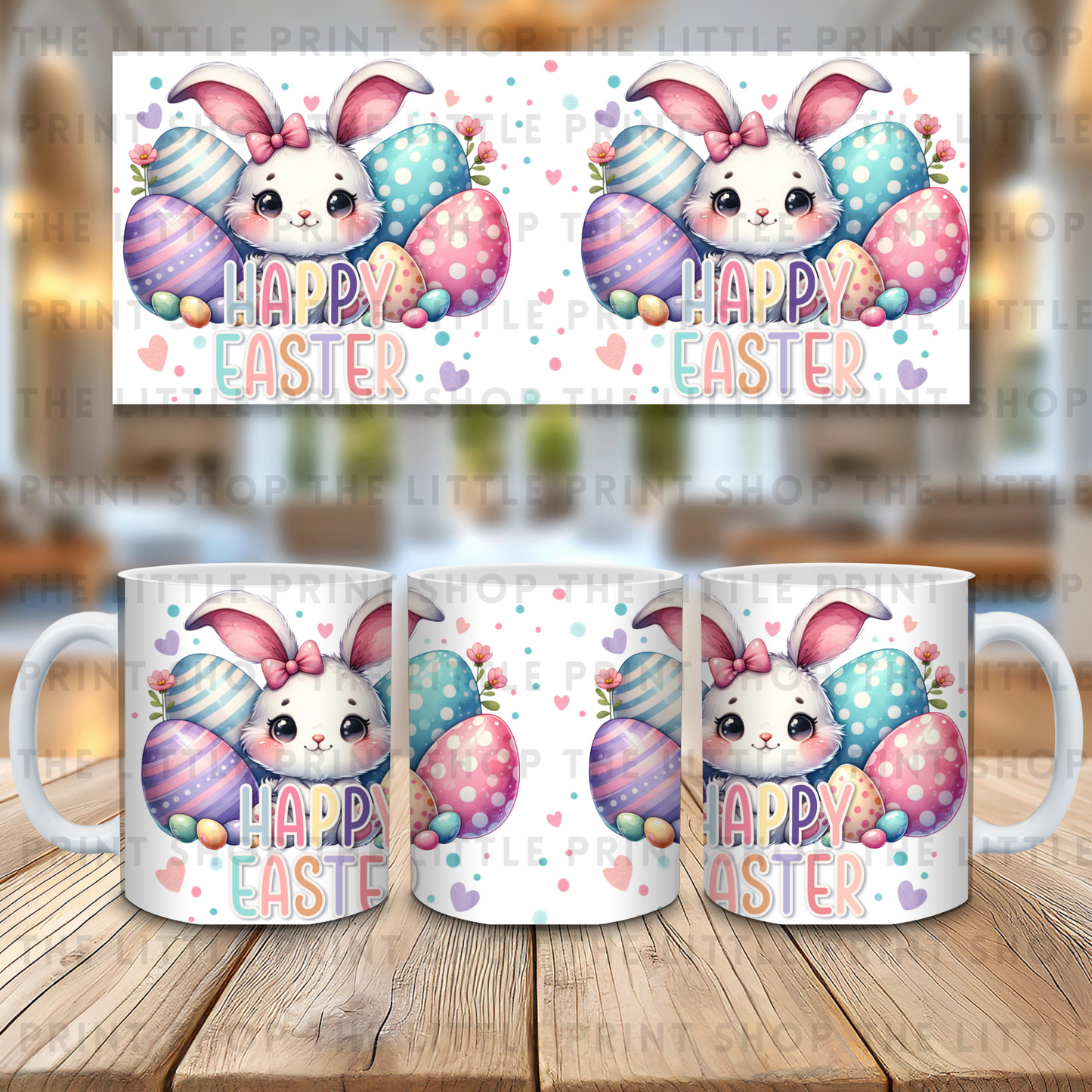 Happy Easter - 11oz Sublimation Wrap