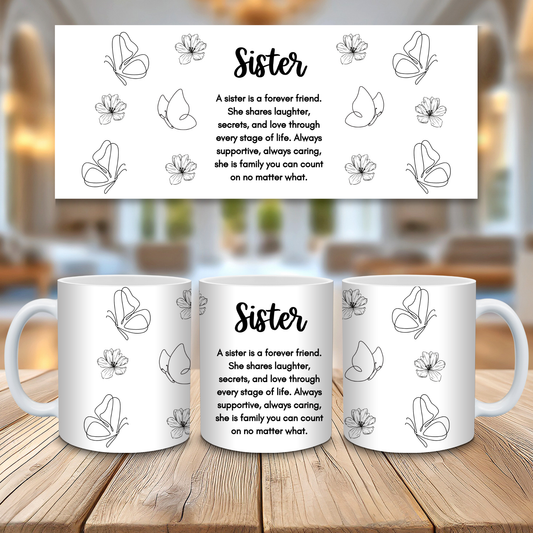 Sister - 11oz Sublimation Wrap