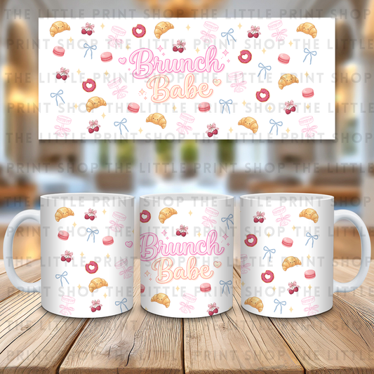Brunch Babe - 11oz Sublimation Wrap