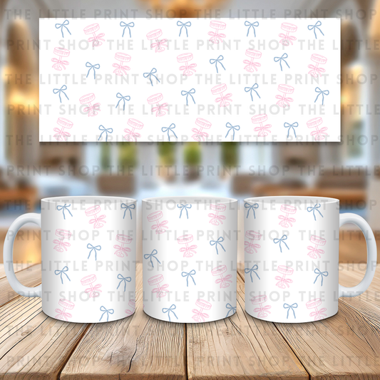 Bows & Martinis - 11oz Sublimation Wrap