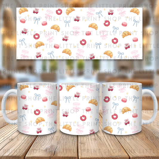 Brunch Icons - 11oz Sublimation Wrap