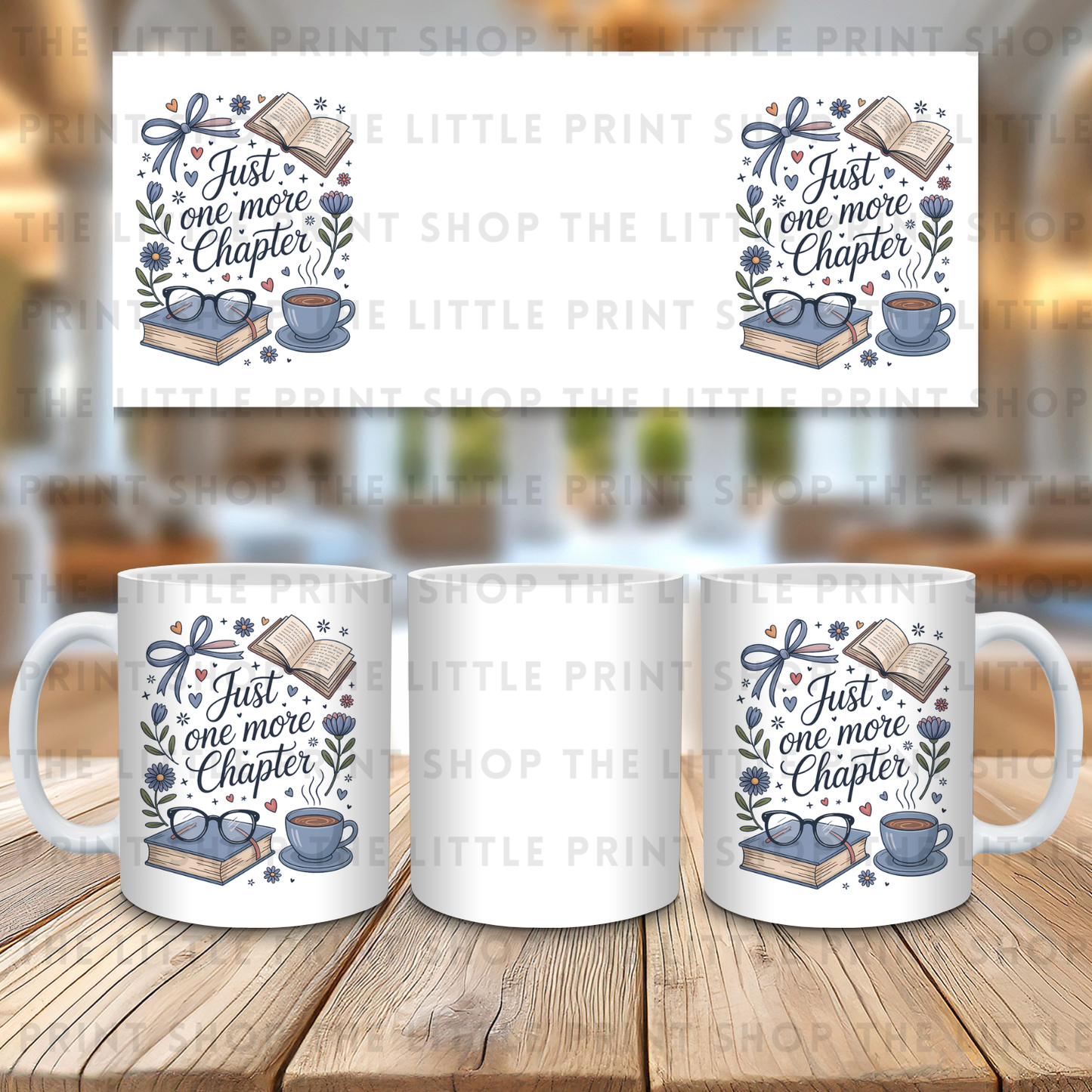 Just One More Chapter - 11oz Sublimation Wrap