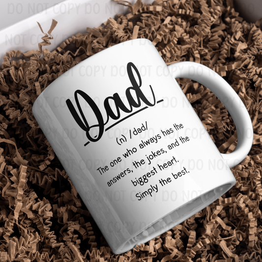 Dad Definition - 11oz Sublimation Wrap