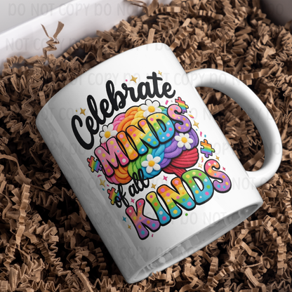Minds Of All Kinds - 11oz Sublimation Wrap