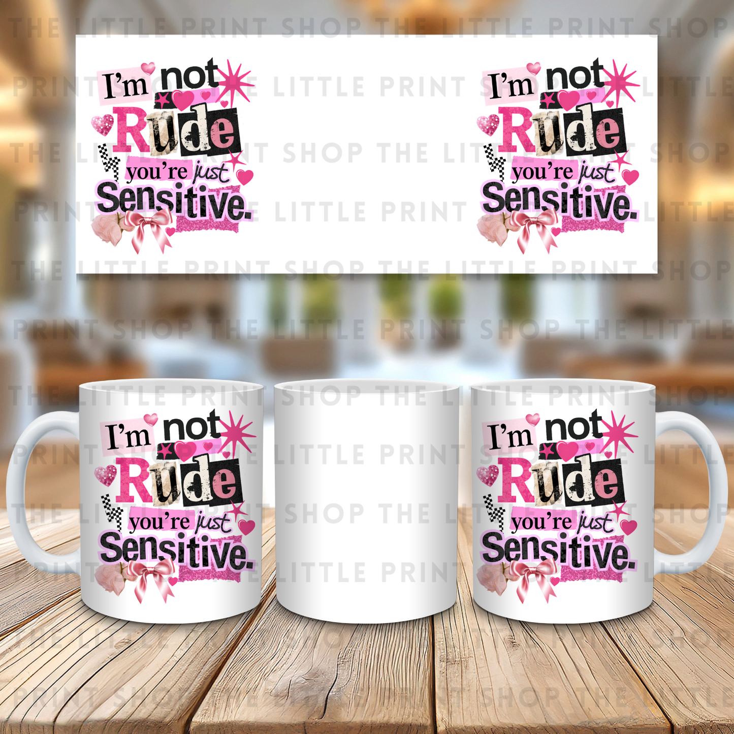 Sensitive - 11oz Sublimation Wrap
