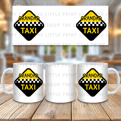 Grandad Taxi - 11oz Sublimation Wrap
