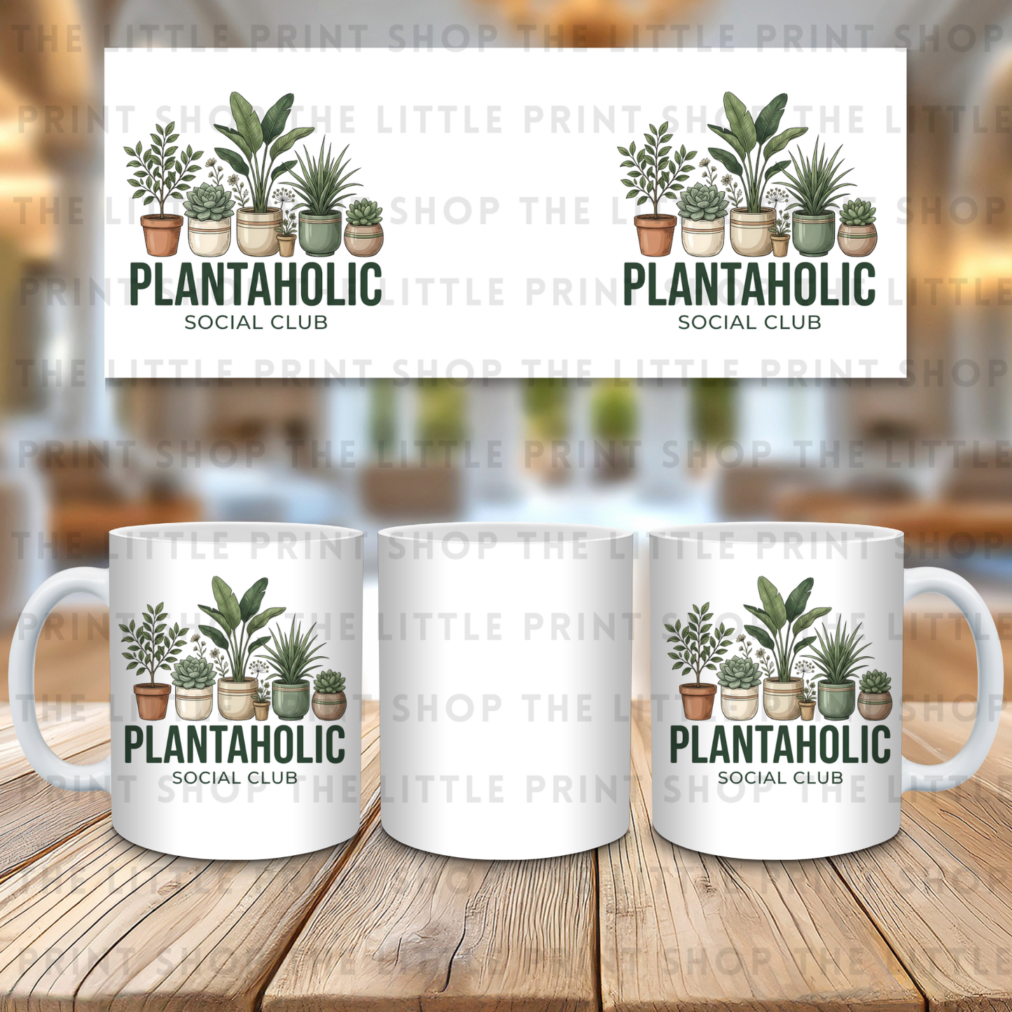 Plantaholic - 11oz Sublimation Wrap