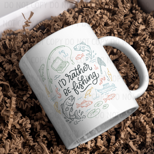 Rather Be Fishing - 11oz Sublimation Wrap