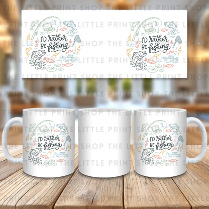 Rather Be Fishing - 11oz Sublimation Wrap