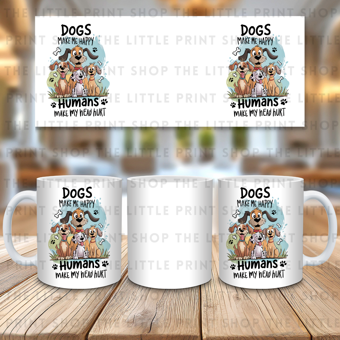 Dogs - 11oz Sublimation Wrap