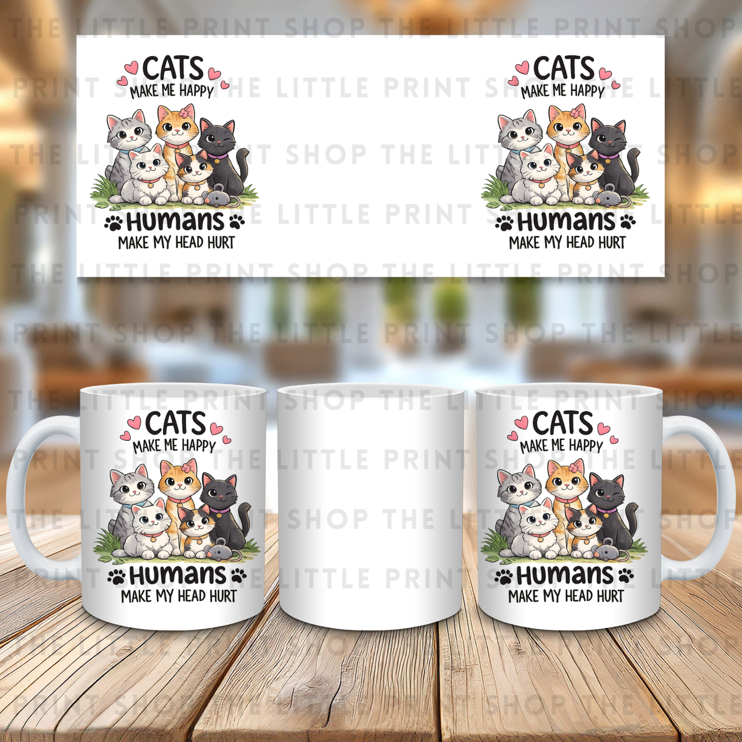 Cats - 11oz Sublimation Wrap