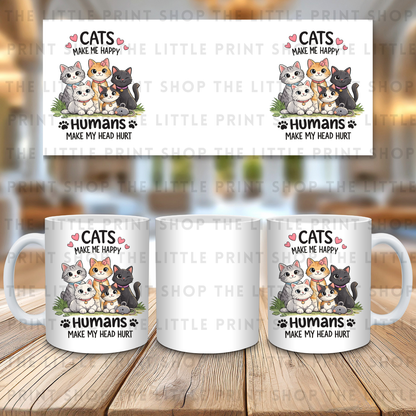 Cats - 11oz Sublimation Wrap