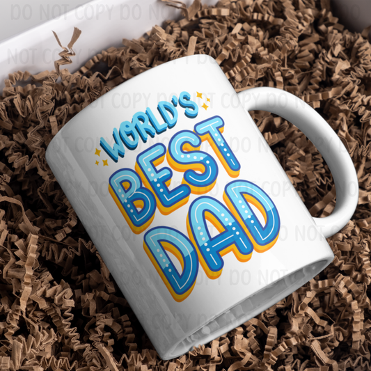 World's Best Dad - 11oz Sublimation Wrap