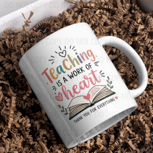 Work Of Heart - 11oz Sublimation Wrap