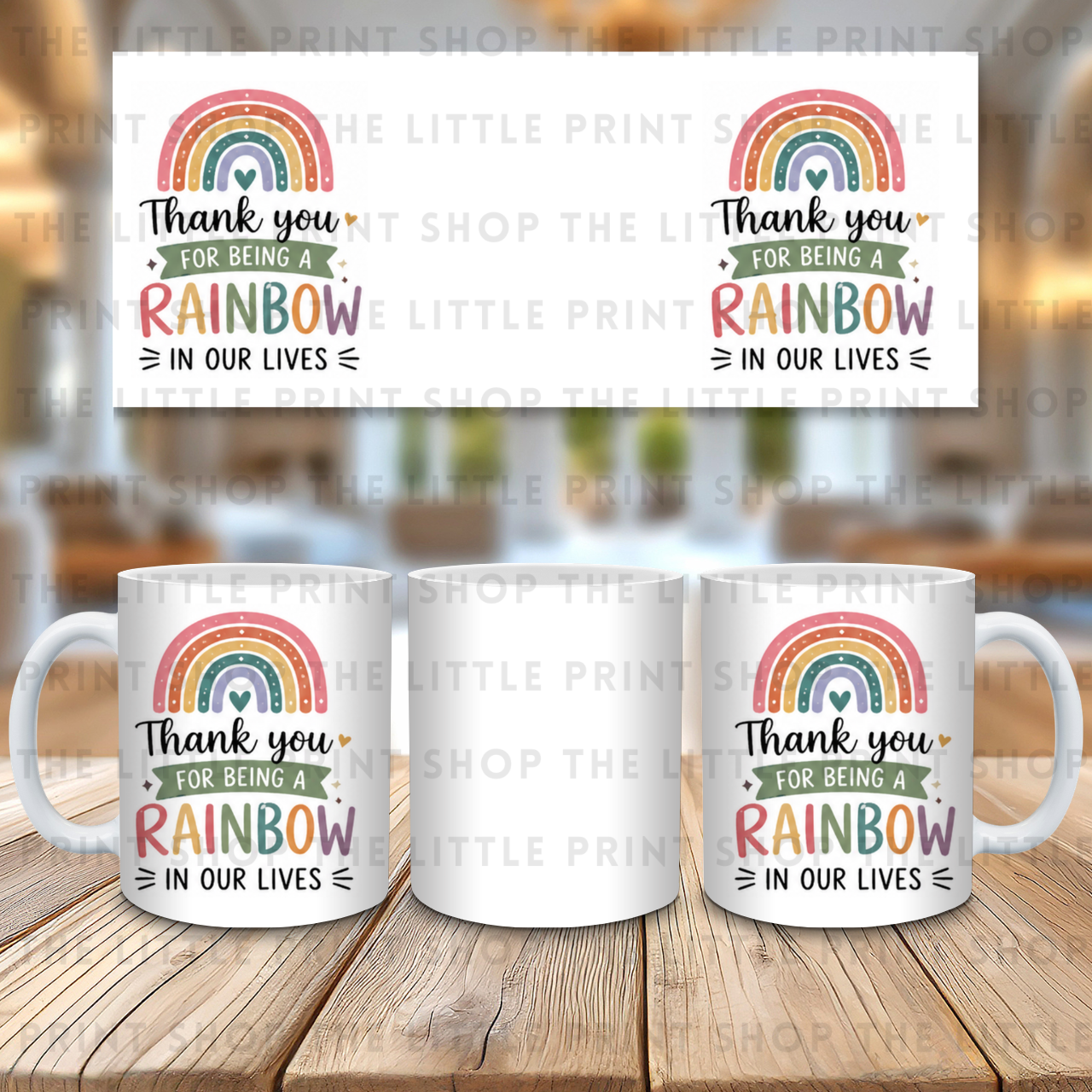 Rainbow - 11oz Sublimation Wrap