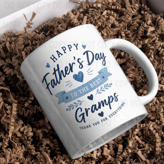 Happy Father's Day Gramps - 11oz Sublimation Wrap