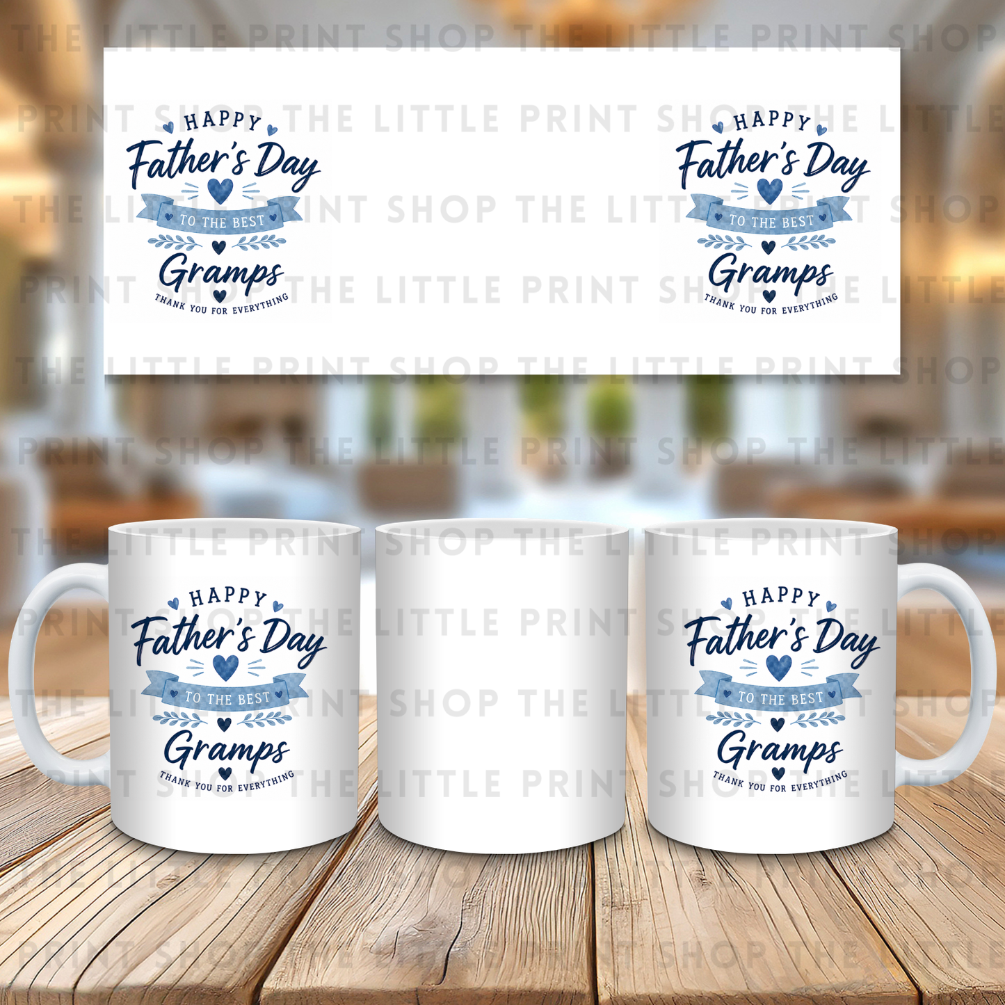 Happy Father's Day Gramps - 11oz Sublimation Wrap