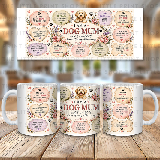 Dog Mum - 11oz Sublimation Wrap