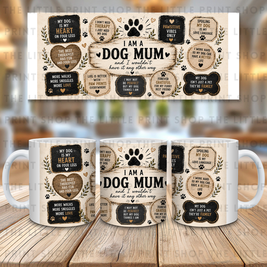 Dog Mum - 11oz Sublimation Wrap