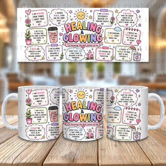 Healing Glowing - 11oz Sublimation Wrap