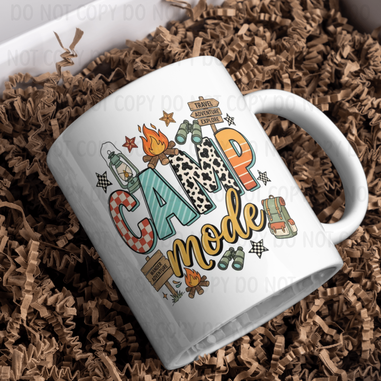 Camp Mode - 11oz Sublimation Wrap