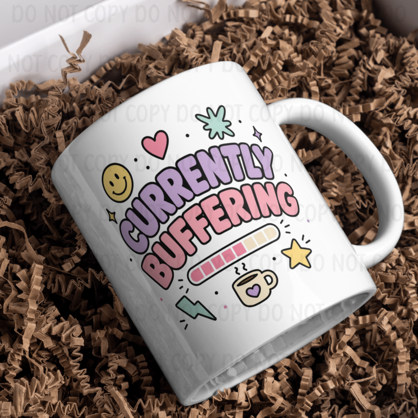 Currently Buffering - 11oz Sublimation Wrap