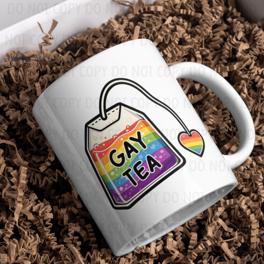 Gay Tea - 11oz Sublimation Wrap