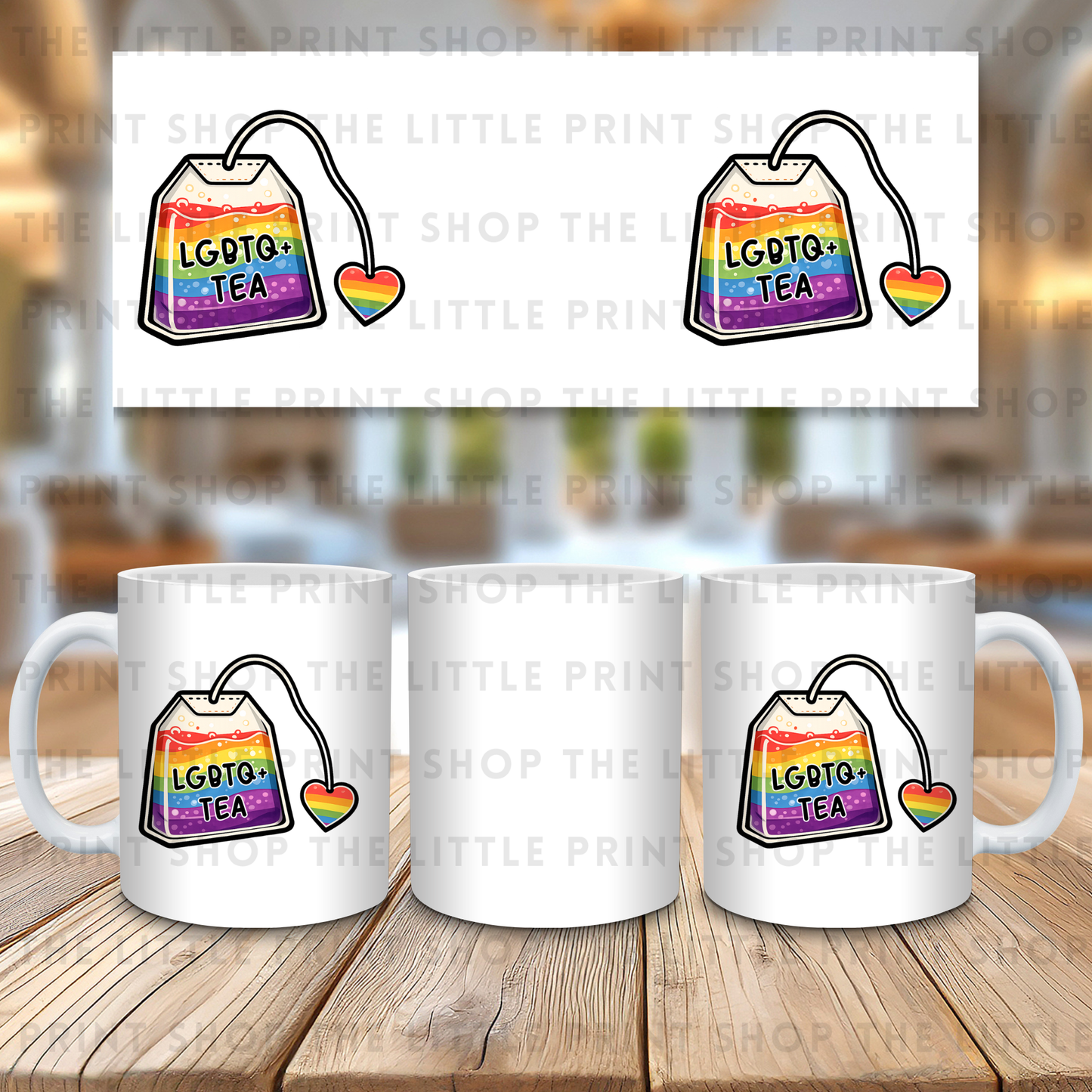 LGBTQ+ Tea - 11oz Sublimation Wrap