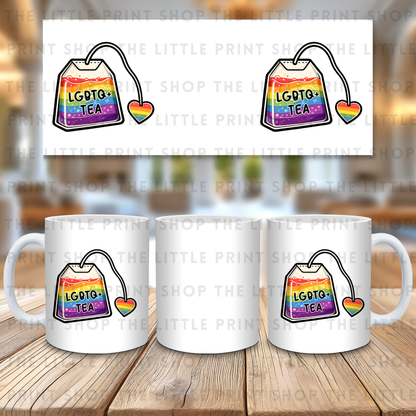 LGBTQ+ Tea - 11oz Sublimation Wrap