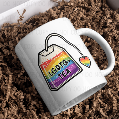 LGBTQ+ Tea - 11oz Sublimation Wrap