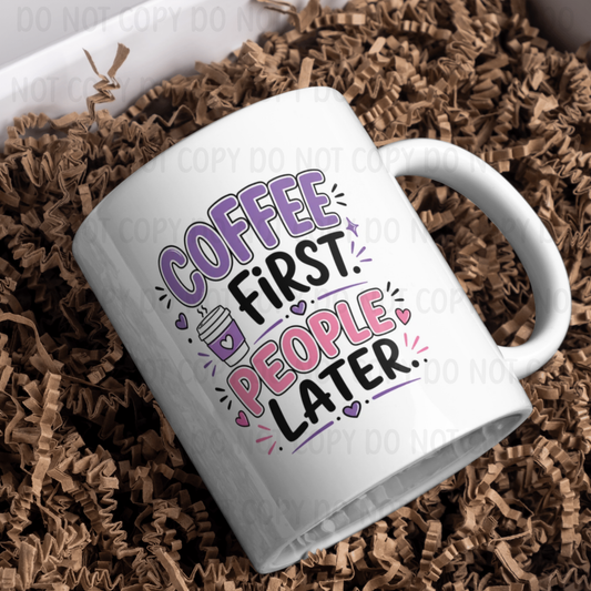 Coffee Later - 11oz Sublimation Wrap