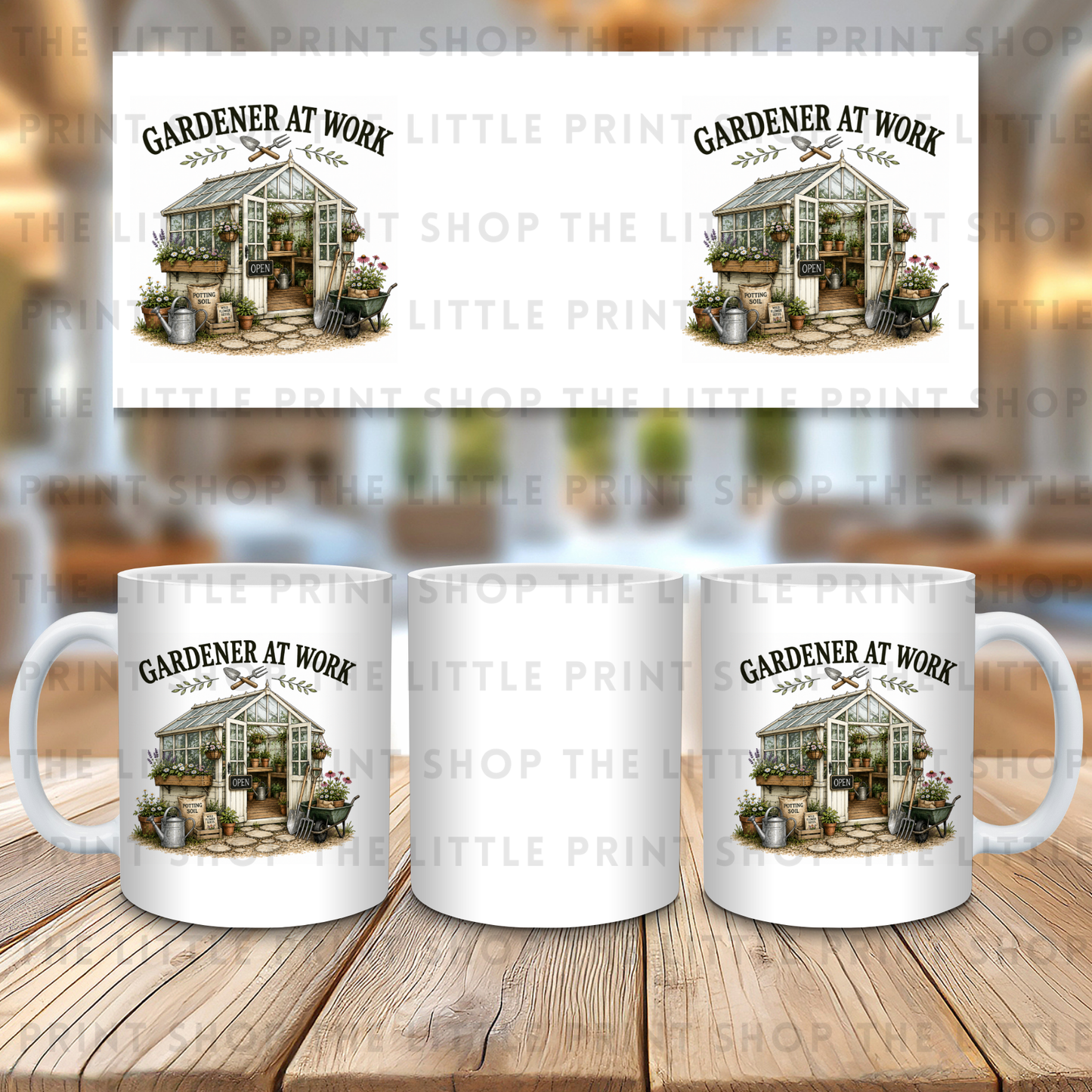 Gardener At Work - 11oz Sublimation Wrap