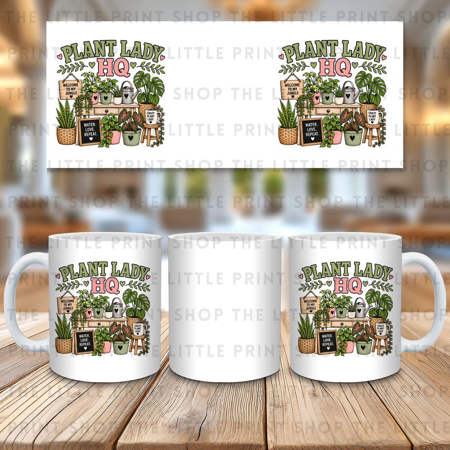 Plant Lady HQ - 11oz Sublimation Wrap