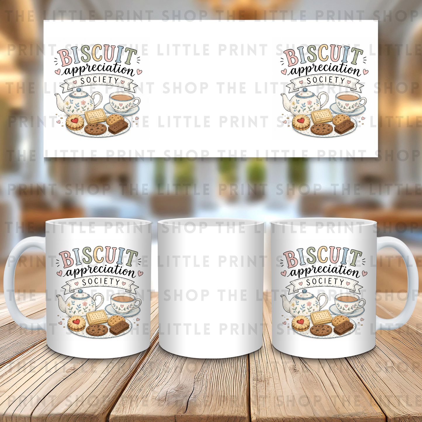 Biscuit Appreciation - 11oz Sublimation Wrap