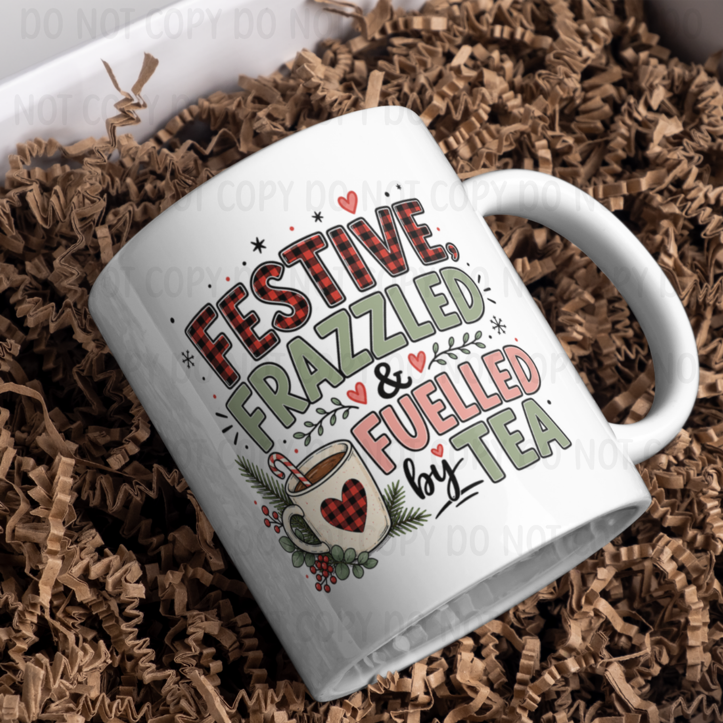 Festive & Frazzled - 11oz Sublimation Wrap
